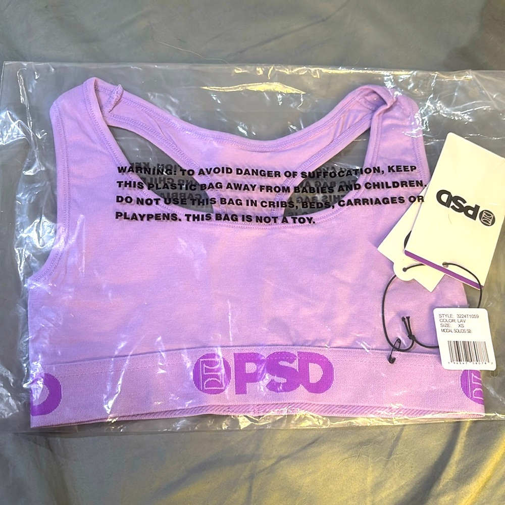 Purple Sports Bra from PSD SX